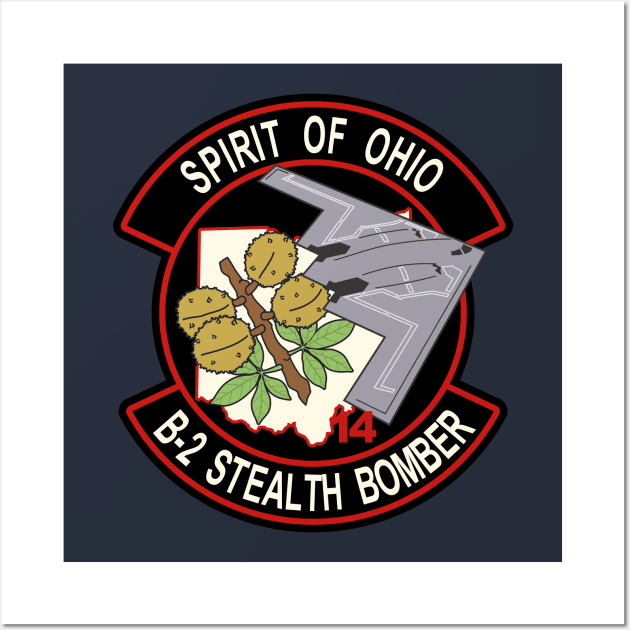 B-2 Stealth Bomber - Ohio Wall Art by MBK